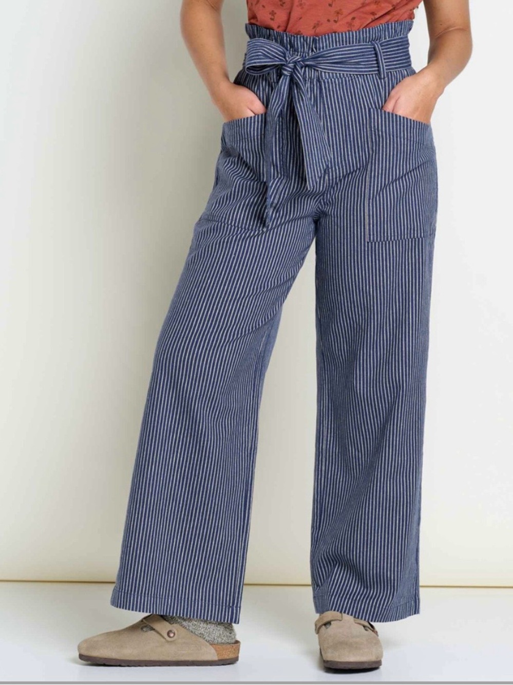 Toad&Co Tarn Trouser Stripe Drawstring Pant